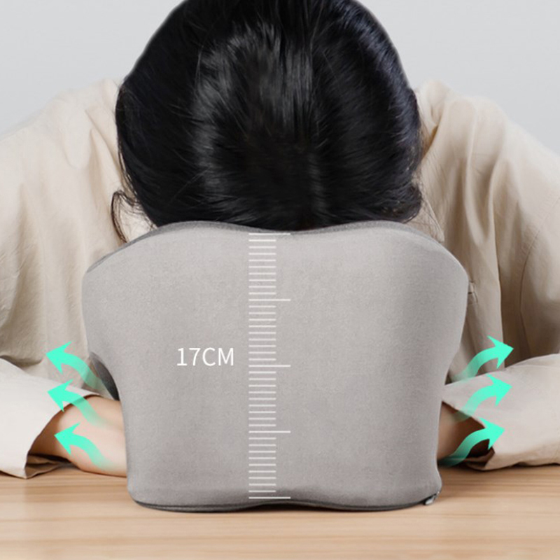 Almohada de viaje en forma de U, almohada de espuma viscoelástica pura para el cuello, para avión, oficina, siesta, almohadas cervicales, vuelo, cabeza para dormir, soporte para el cuello
