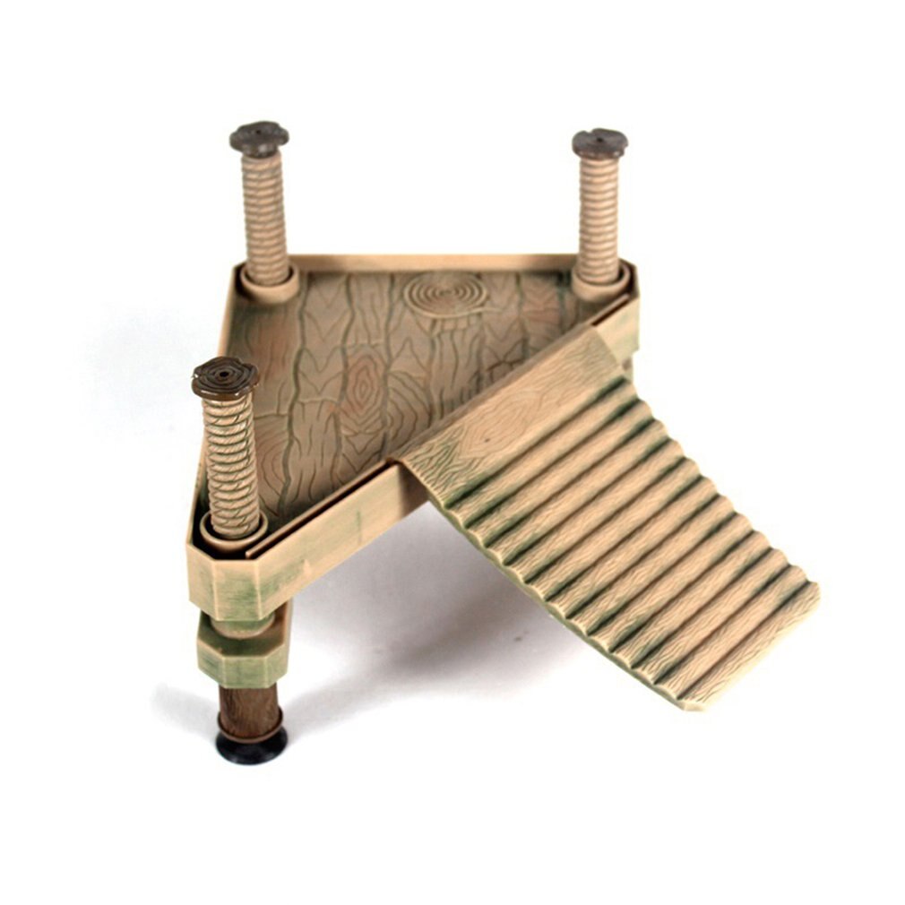 Eco-friendly Plastic Box Dock Natural Animal Turtle Pier Basking Platform Dock For Aquarium Fish Tank Decor