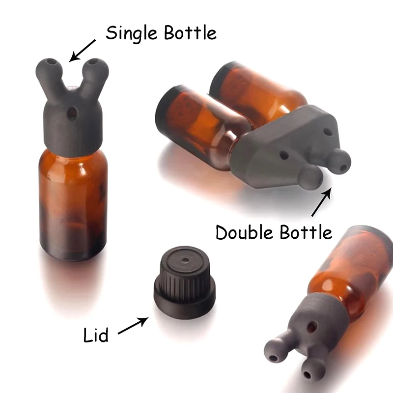 Auslaufsicherer Aroma-Inhalator für ätherische Öle, Mini-Inhalator für ätherische Öle und Parfüm-Inhalator, Flasche, Inhalator für ätherische Öle