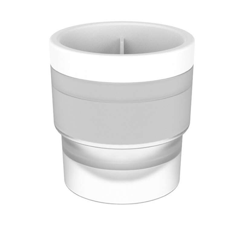 Large Ice Sphere Mold, Whiskey Ice Sphere Maker, Makes 2.5 Inch Ice Balls (7.7x7.2x7.2cm): White