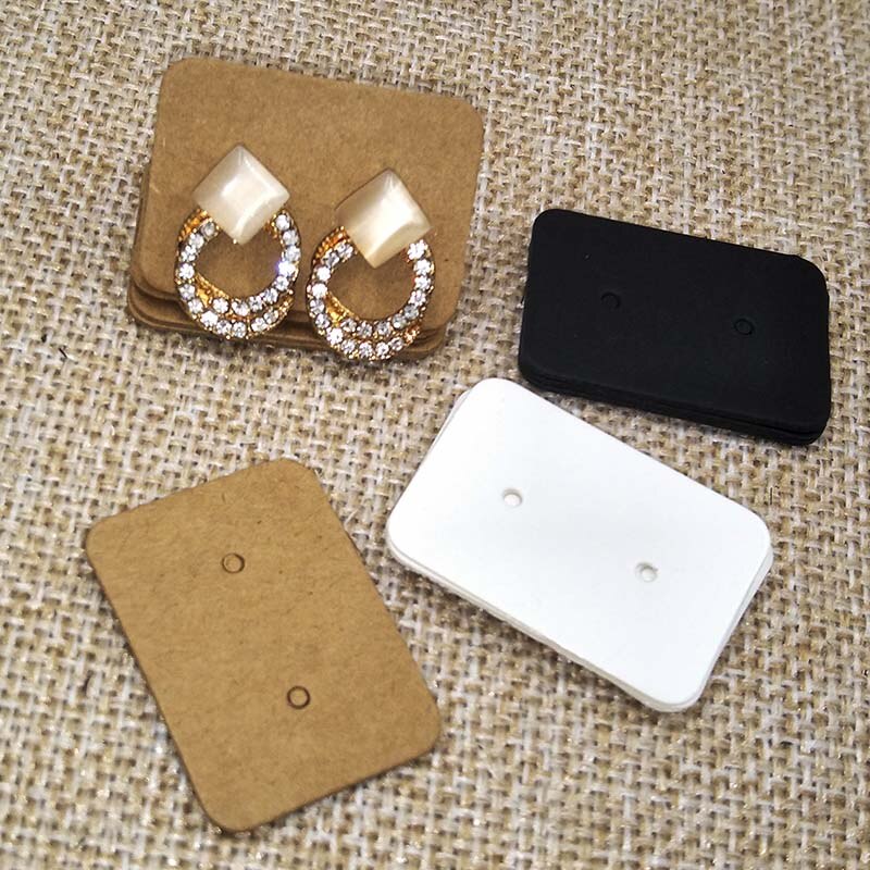 Pen perle papir ørepynt pakkekort små smykker øredobber display kort tag 100 stk størrelse 3.5*2.5cm tilpasset pris ekstra