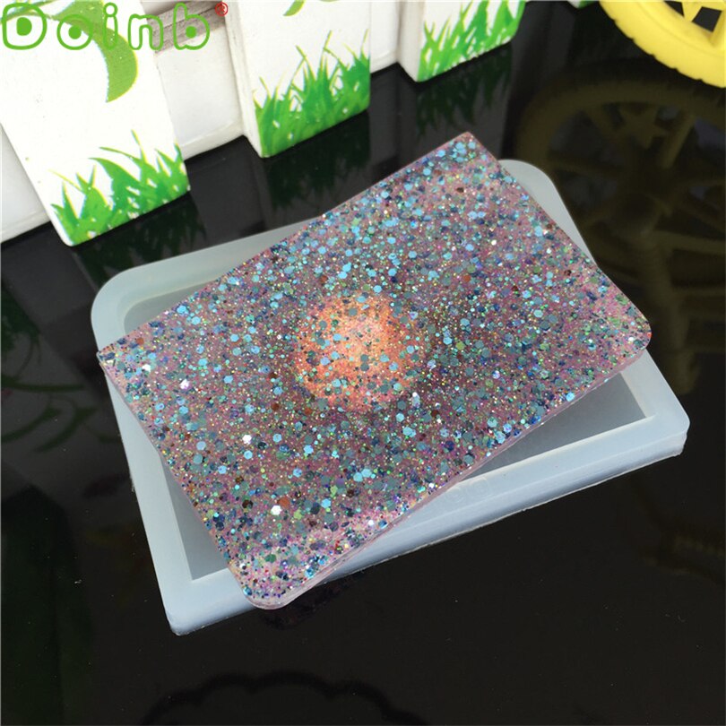 Geometric Mud Board Silicone Mold Base Plate Molds Pendant Necklace Resin Jewelry Making Mould Clay Tools