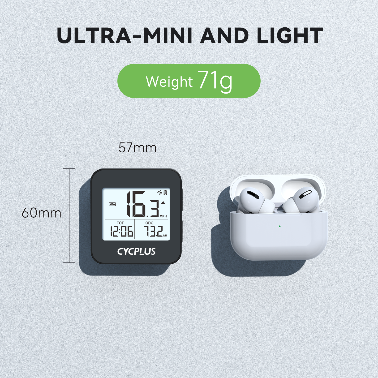 NUOVO CYCPLUS G1 Ciclismo GPS Computer da bicicletta Accessori bici Tachimetro LED IPX6 Contachilometri impermeabile Cronometro wireless