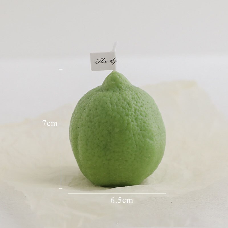 Ręcznie robione świece cytrynowe świece zapachowe aromaterapia dekoracje ślubne świece zapachowe ins strzelanie rekwizyty ozdoby: 2