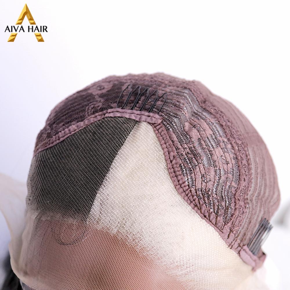 Drag Queen Synthetic Lace Front Wig AIVA Half Black White Wavy Wig Heat Resistant Cosplay Synthetic Wigs For Black Women