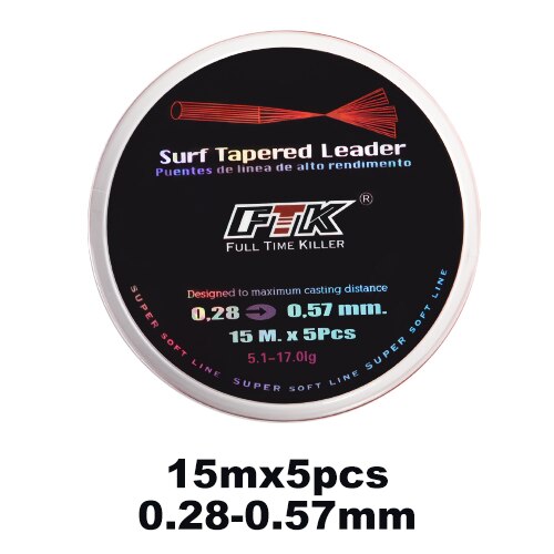 Ftk 110M Focal Surf Vislijn Mainline Sinking Super Sterke Op Karper Zeewater Zoetwaterp: 0.28 15-5pcs