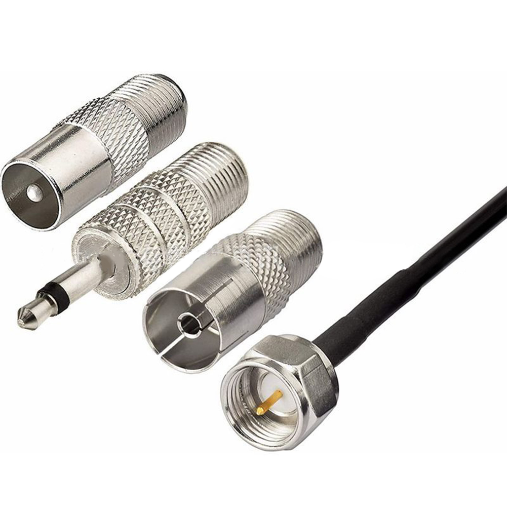 Hidden Adhesive Mount AM FM Radio Antenna F Female Head To TV 3.5 Mono FM Sheep Horn Antenna for Car FM TV Radio Station