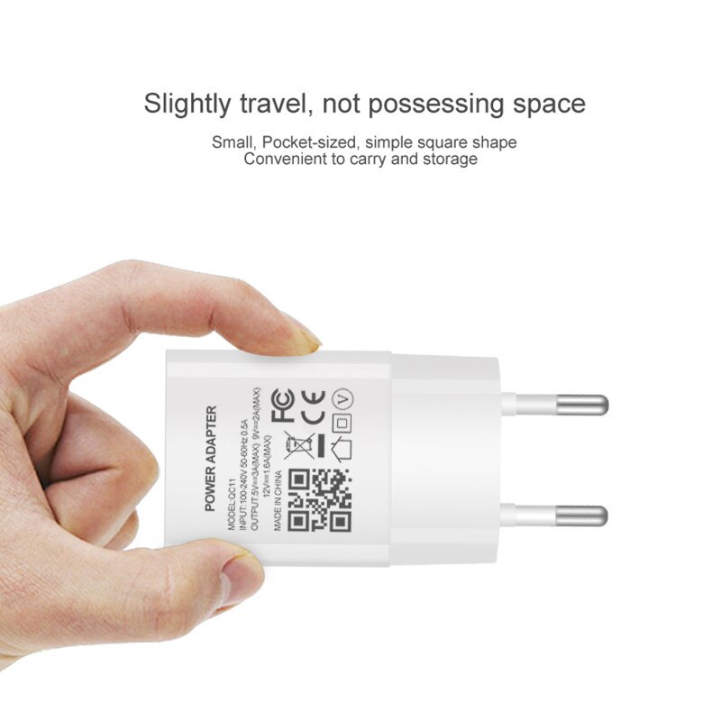 USB Fast Charger Quick Charge 3.0 Universal Wall Mobile Phone Chargers for Huawei Honor 10X 9X 30 20 P Smart X10 9A 9C