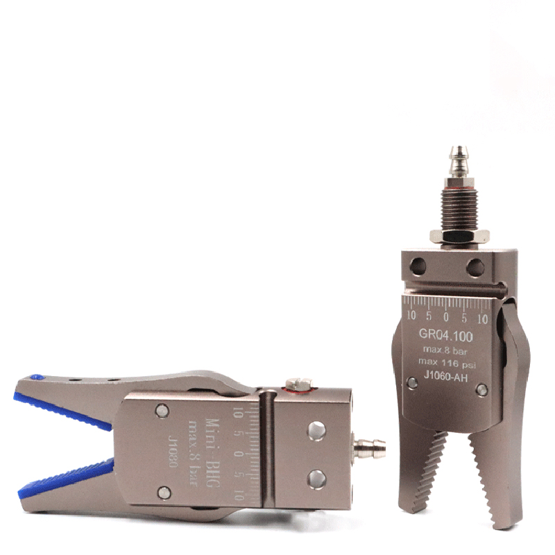 Mini-Greifer der Manipulator befestigung mit magnetischem Induktion schutz für Höhle Spritzguss zylinder für pneumatische Vorrichtungen