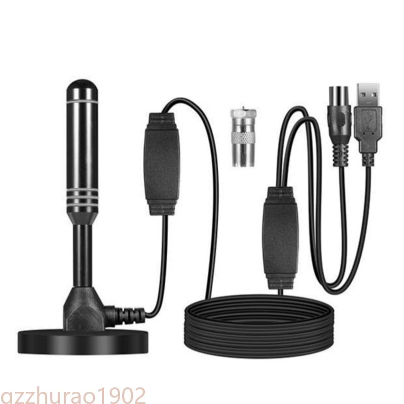 97qb antenne tv digitali dvb-t a lunga distanza con doppio boost hdtv 4k 172-240 /470-860 ricevitore antenna interna