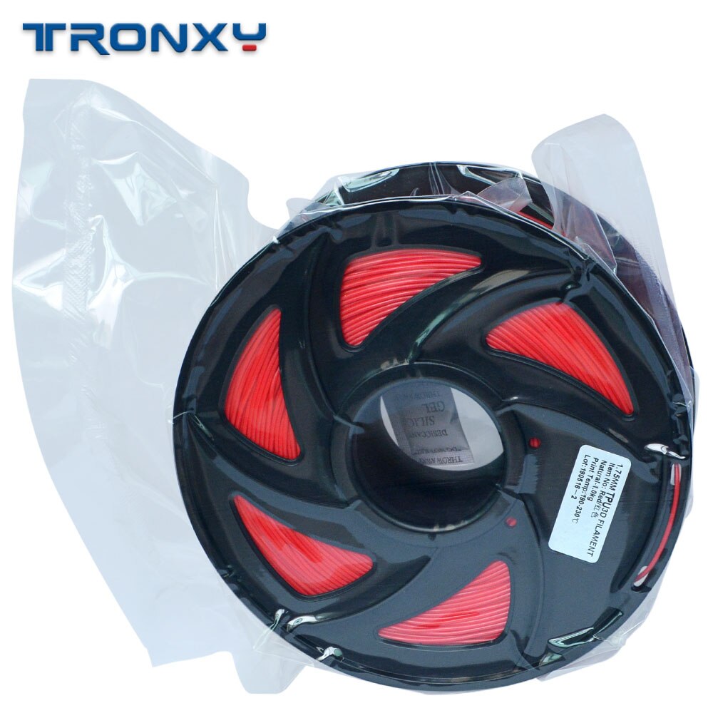 groß 2 Rollen 3D Drucker Filament 1KG 1,75mm PLA drucken 3D Drucker Teile Kunststoff weiß Schwarz Gelb verrotten Farbe: rot PLA