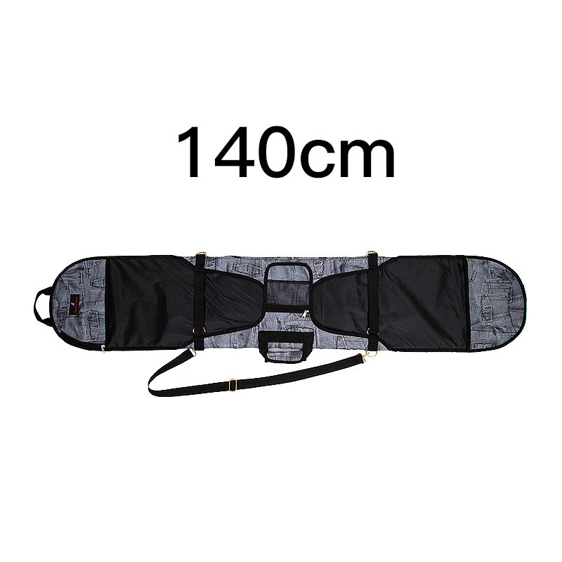 Skitasker speciel skitaske snowboardtaske taske denim dumplings skiboard skridsikkert finerbetræk: Orange