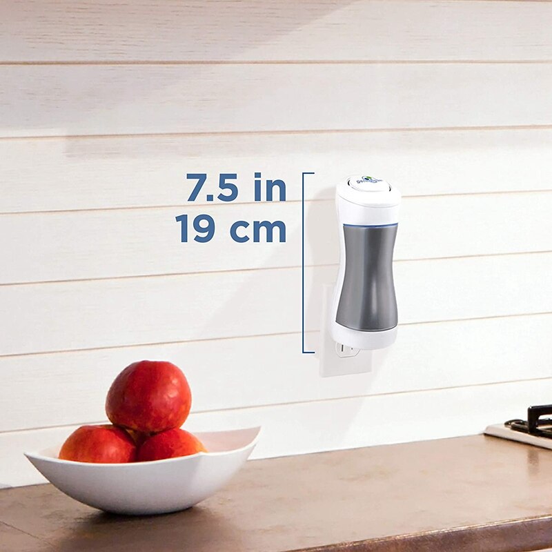 Pluggable Air Purifier & Disinfect with UV-C Light, Deodorizer for Odor From Pets,Room Freshener for Small Rooms US Plug