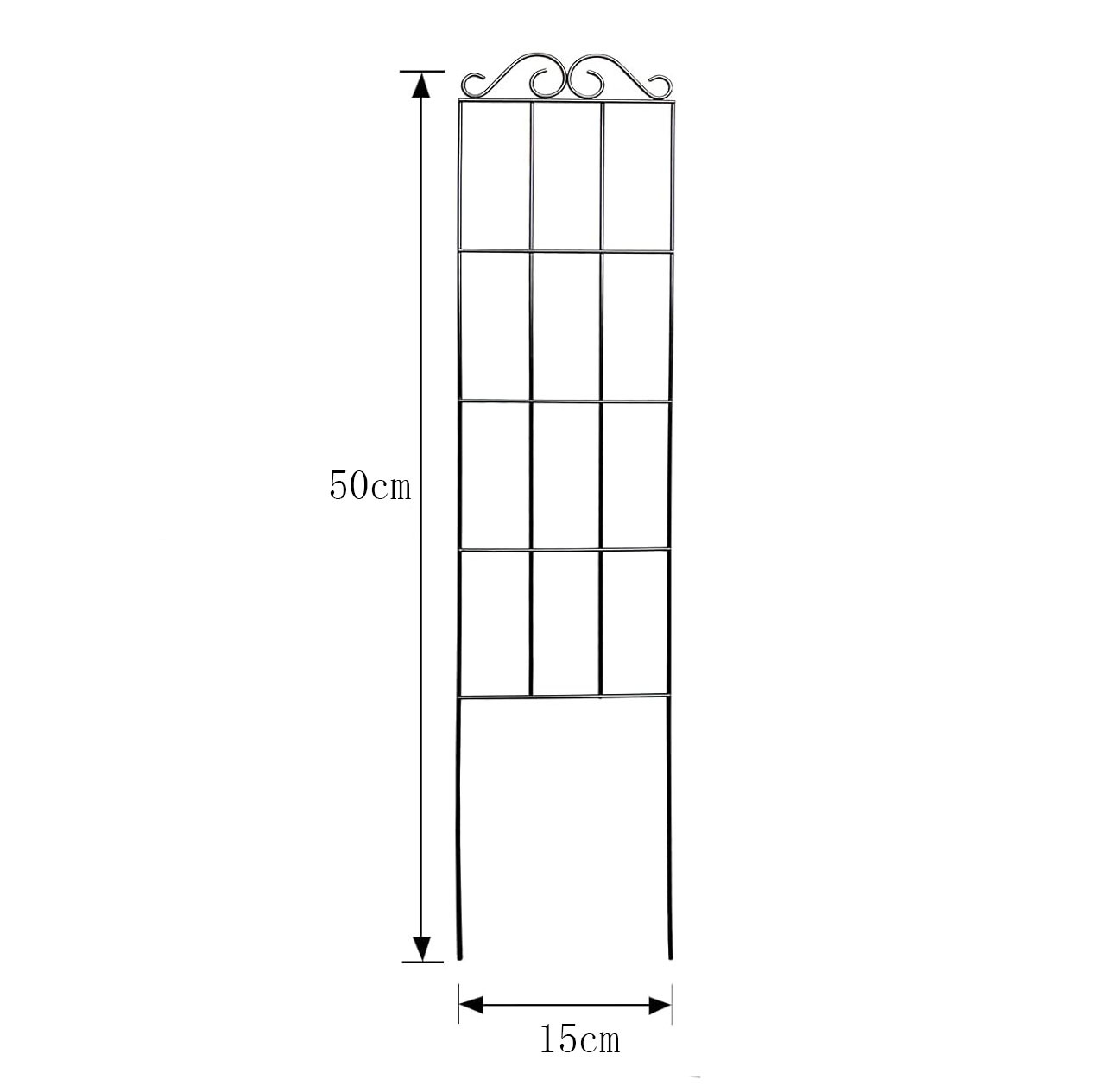 Metal Plant Climbing Frame Garden Indoor Trellis For Climbing Plants Iron Potted Plants Vine Growth Flower Rattan Climbing Rack: Default Title