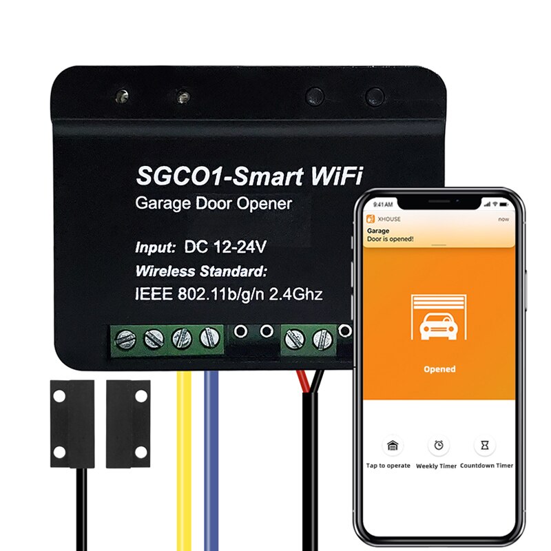 Mobil app trådløs fjernbetjeningsmodul til sving skydedør døråbner smart wifi garageport åbner modtager controller