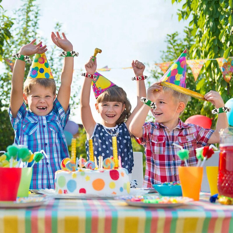 24 stuks band pols belletjes armbandjes jingle muzikale enkel belletjes ritme instrument percussie feest (rood, groen)