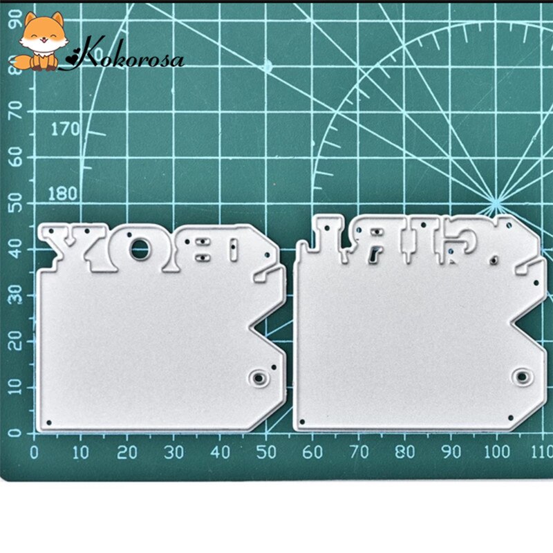 Troqueles de corte Kokorosa troquelados de Metal Marco de encaje borde carta de vida etiqueta troquelado álbum de recortes en relieve plantilla decoración troqueles