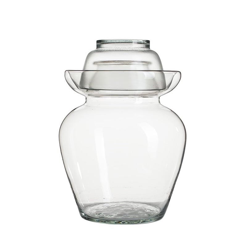 Chinese Korean Transparent Glass Kimchi Jar Household Pickle Jar Kimchi Container Food Pickling Storage Cans Kitchen Accessories