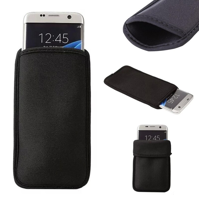 Soft Flexible Neoprene Phone Pouch Bag For Samsung Galaxy S20 FE S20 Ultra S20 plus Cover For Samsung Galaxy Wide4