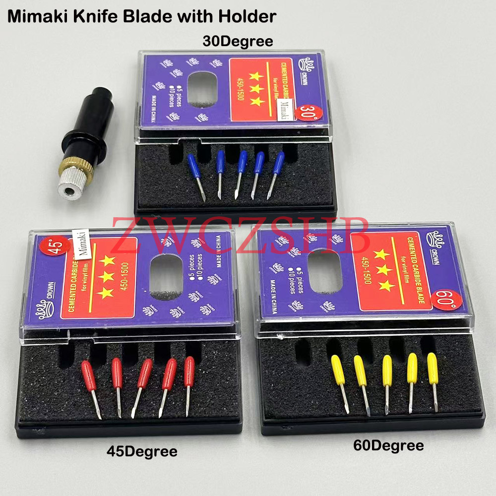 6PCS Cutting Plotter Mimaki Knife Blade Holder for Mimaki CG-60 CG-130 CJV150 CJV30 Printer Vinyl Cemented Carbide Blade Holders