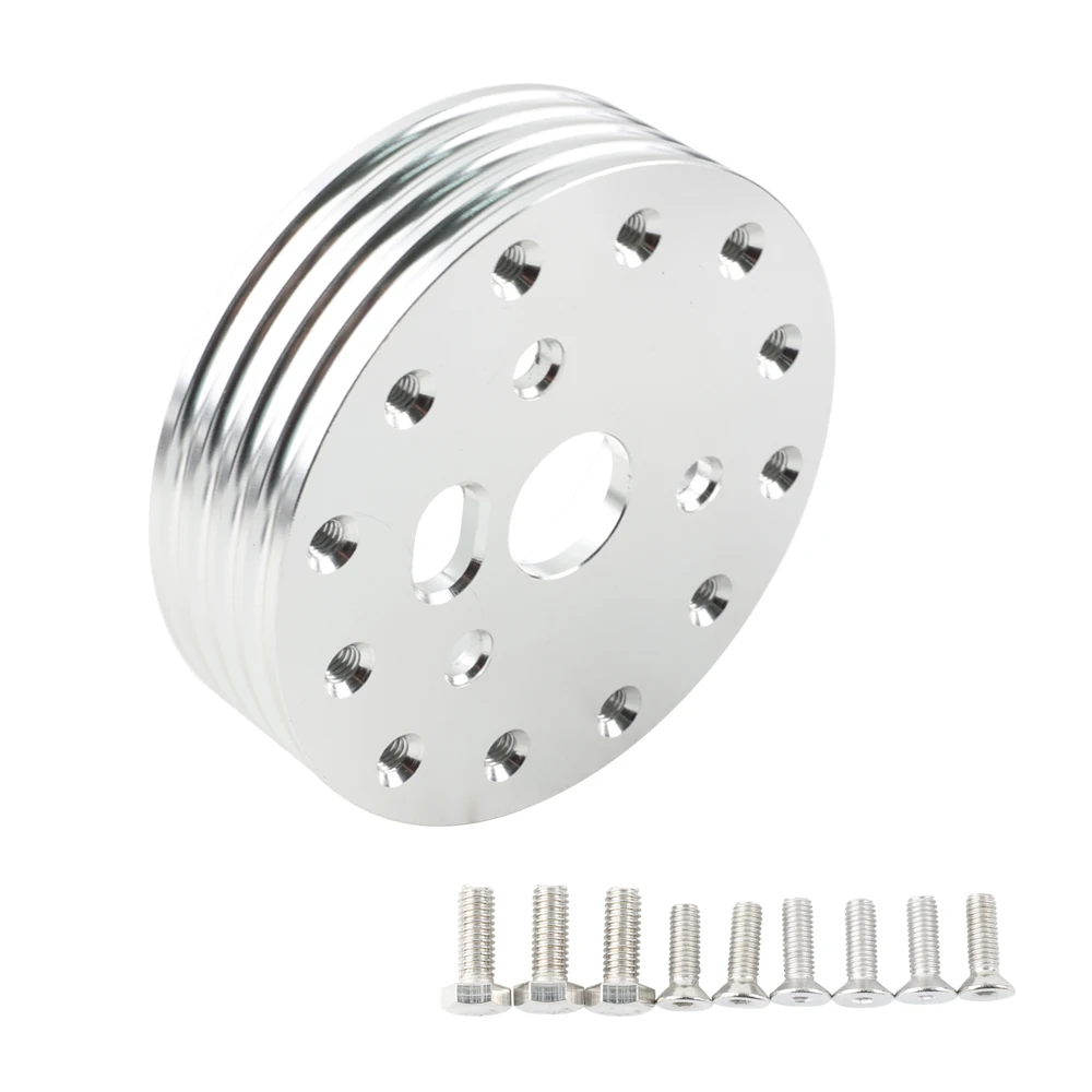 Adattatore mozzo volante da 0,5" 1" 70 mm 5/6 fori per distanziatore di conversione concedere a 3 fori: Argento