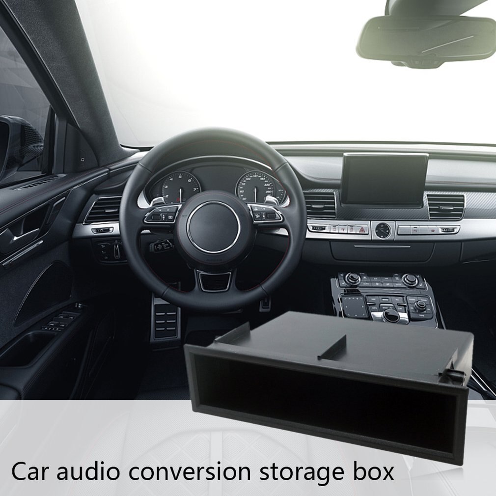 Universele Trace Single Din Cd-speler/Pocket Opbergdoos Universele Auto Stereo Radio Trim Kit Auto Accessoires