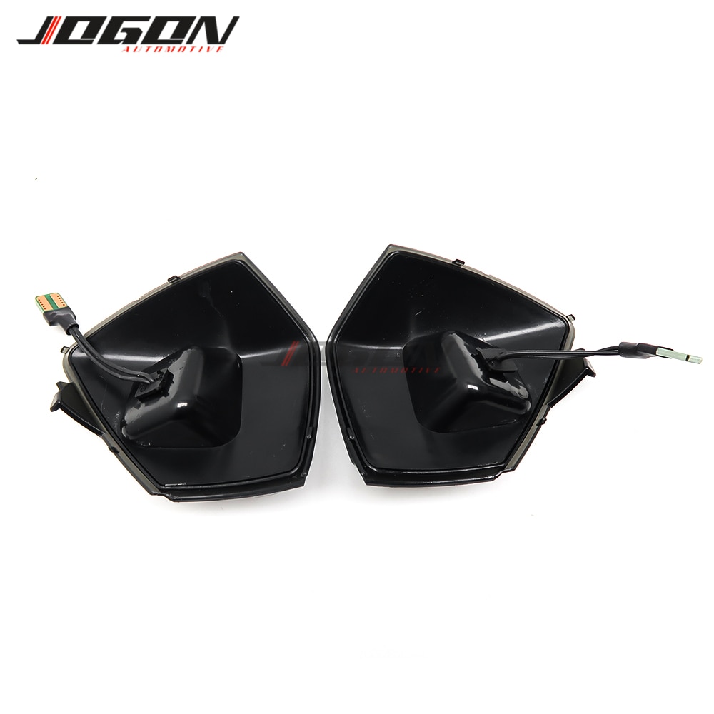 2x til ford s-max 07-14 kuga  c394 08-12 c- max 11-19 led dynamisk blinklys side spejl sekventiel blinker indikatorlampe