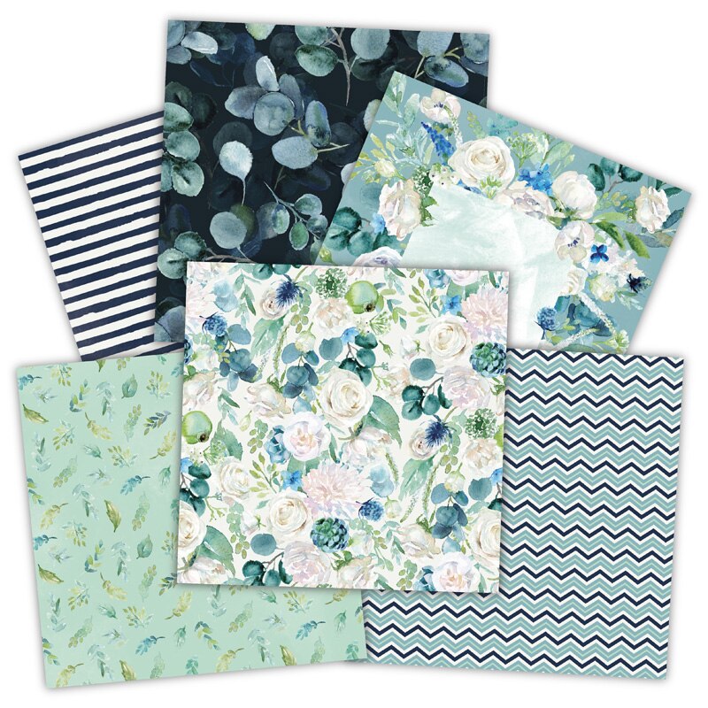 Kljuyp 12 ark hej forår scrapbooking pads papir origami kunst baggrund papir kort fremstilling diy scrapbog papir håndværk