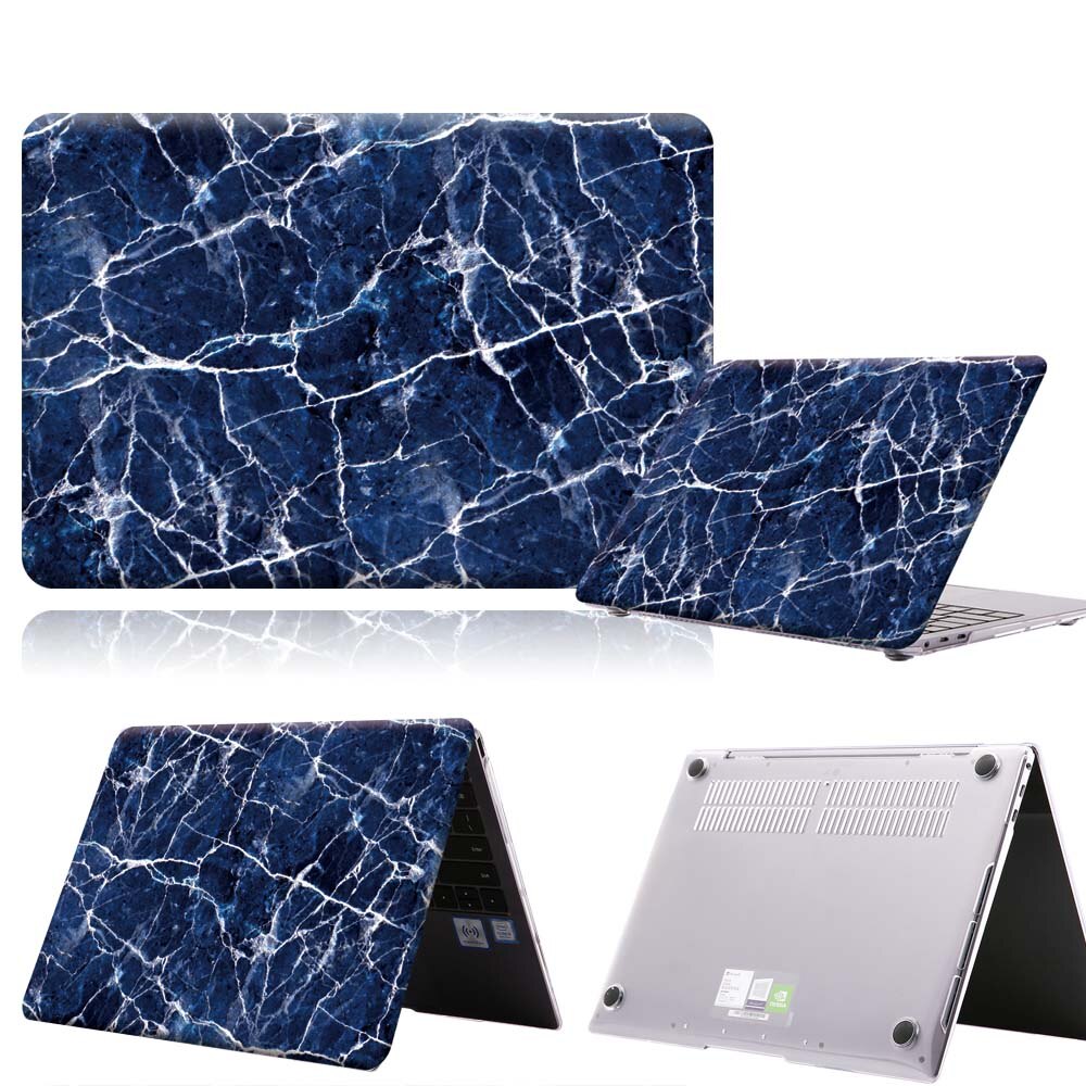 White Vein In Blue Marble Laptop Case For MateBook 13/13 AMD Ryzen/14/D14/D15/X /X Pro/Pro 16.1/Honor MagicBook 14/15: Magicbook Pro 16.1