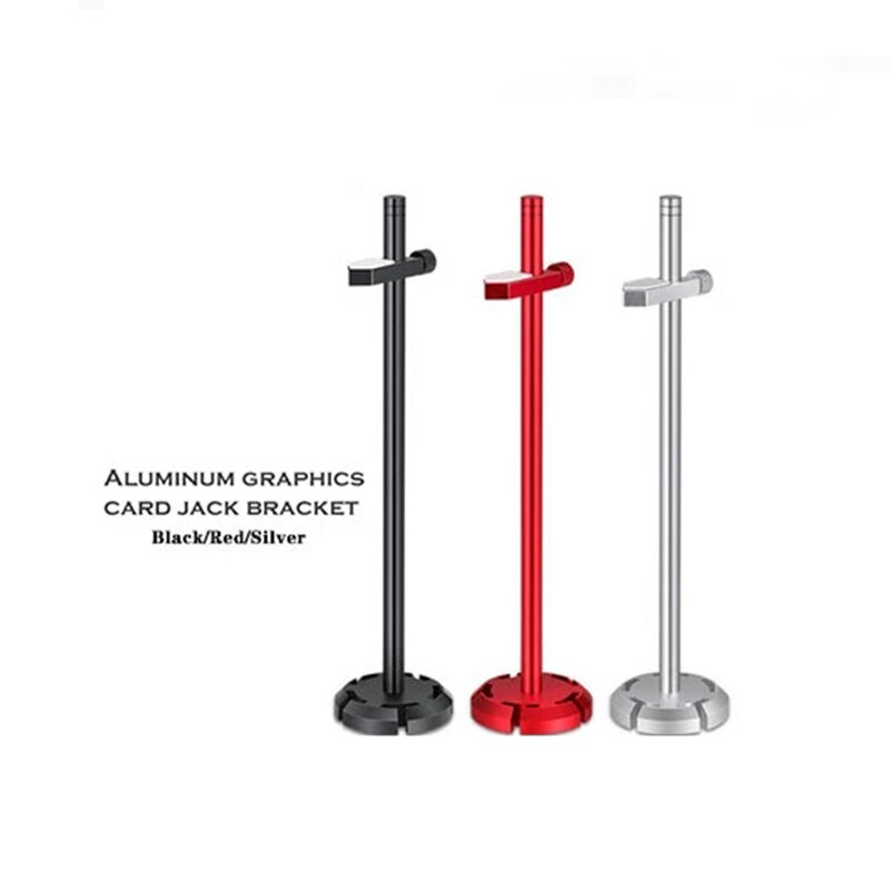 Coolmoon Aluminum Graphics Card GPU Support Vertical Mounting VGA Companion Bracket For Cooling system Black / White VT192