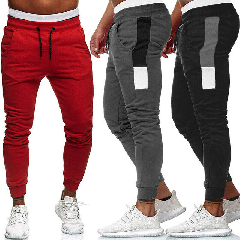 Mens Laufen Hose Frühling Herbst schlank passen Trainingsanzug Böden schlank Joggen Jogger Schweiß Hose lang Hose Sportbekleidung