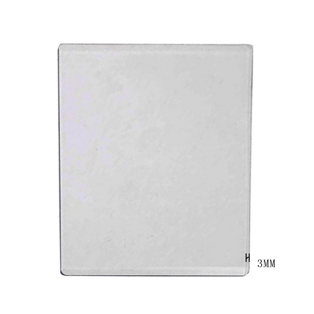 15.5cm*22.5*3mm genomskinliga plasttallrikar för gör-det-själv scrapbooking/tydliga stämplar/embossing folderalbum dekorativa kort