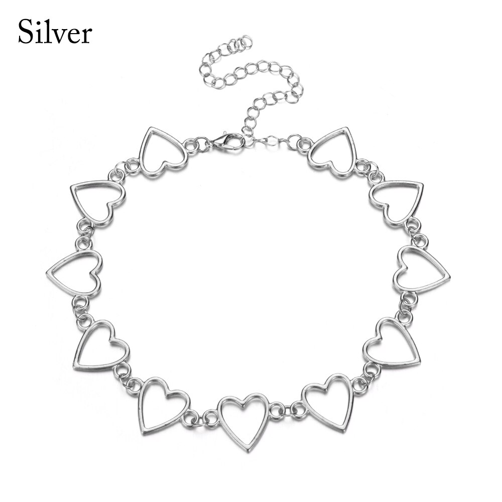 Neue Elegante Dazzling CZ Diamanten Choker Halskette Luxus Tennis Kette Halskette Für Frauen Schmuck Schlüsselbein Kette Halskette: A-silver