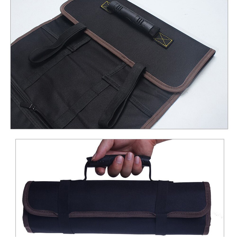 Multifunktions oxford klud foldenøgle taske håndholdt værktøj rulle opbevaring bærbar taske arrangør holder lomme værktøjspose