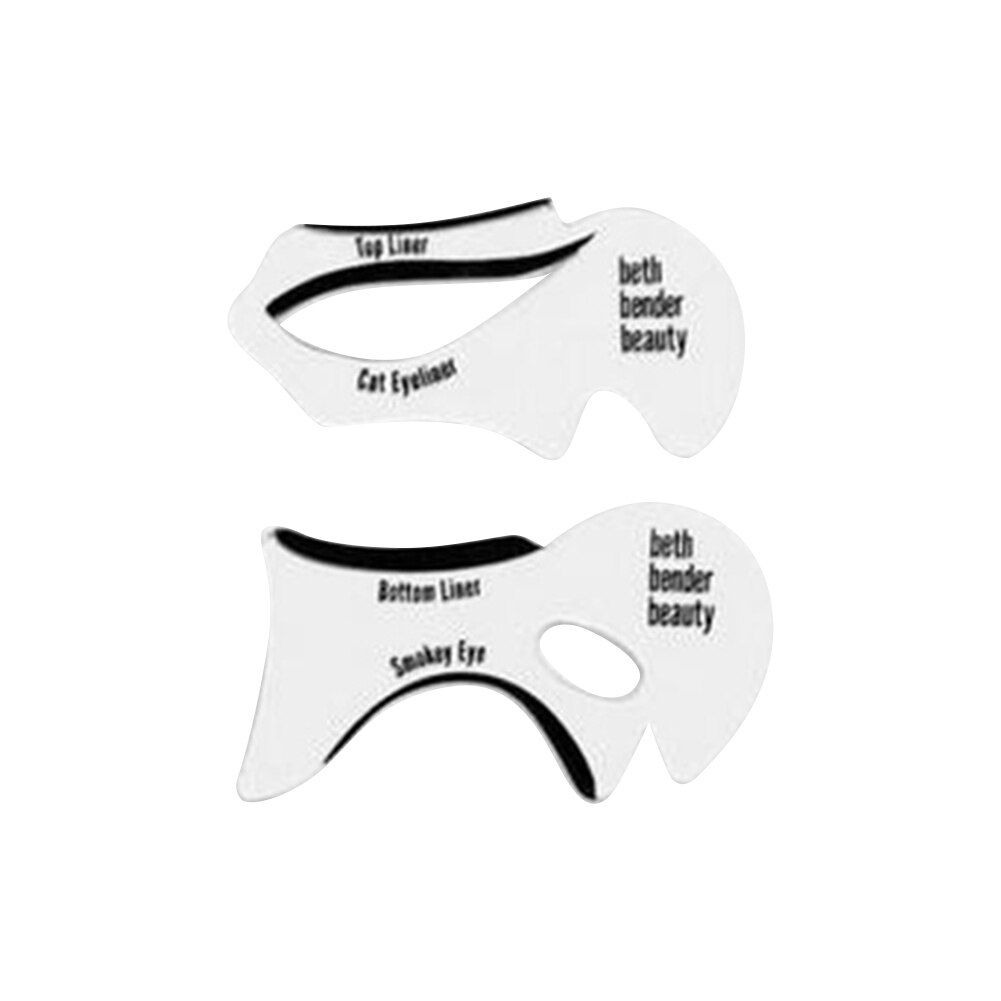 2 Stks/set Kat Smokey Eyeliner Stencil Oogschaduw Gids Make Simple Tool Set