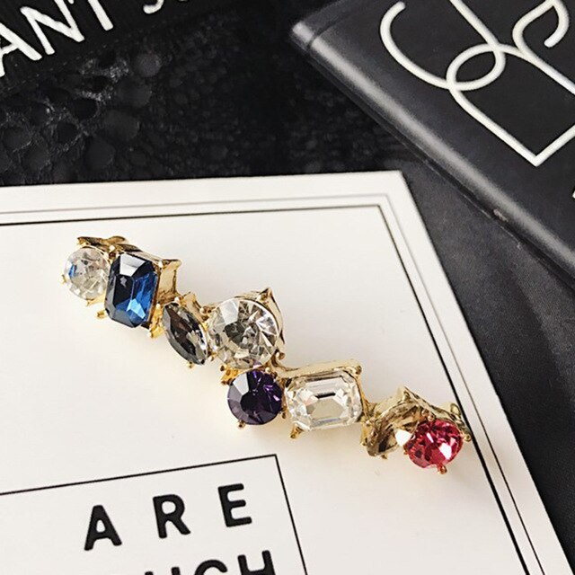 1pcs Decoration Laces Glitter Clip Shoe Accessories Women Shoes Decorative Lovely Shiny Clip Beads Charm Shoe Buckle Decoration: Gold-I