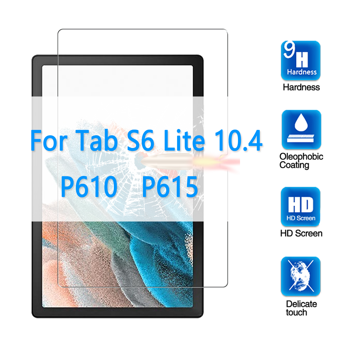 Gehard Glas Voor Samsung Galaxy Tab A7 Lite 8.7 Een 8.4 A8 10.5 Tablet Screen Protector Voor Galaxy tab S6 Lite S5E A6: For S6 Lite 10.4