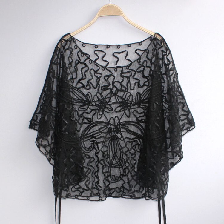 19Momme Silkki rento cowl-neck lyhythihainen t-paita main image 1