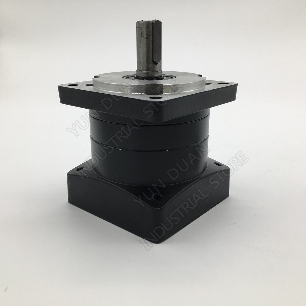 Planetary Gearbox Speed Reducer 8:1 Speed Ratio 80mm Nema32 Shaft 19mm Carbon Steel Gear 3000rpm for Servo Stepper Motor