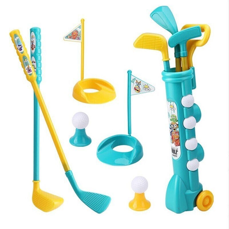 Kids Golf Set Parent-child Toys Outdoor Sports Toys Interactive Games Children Party Supplies Birthday for Kids