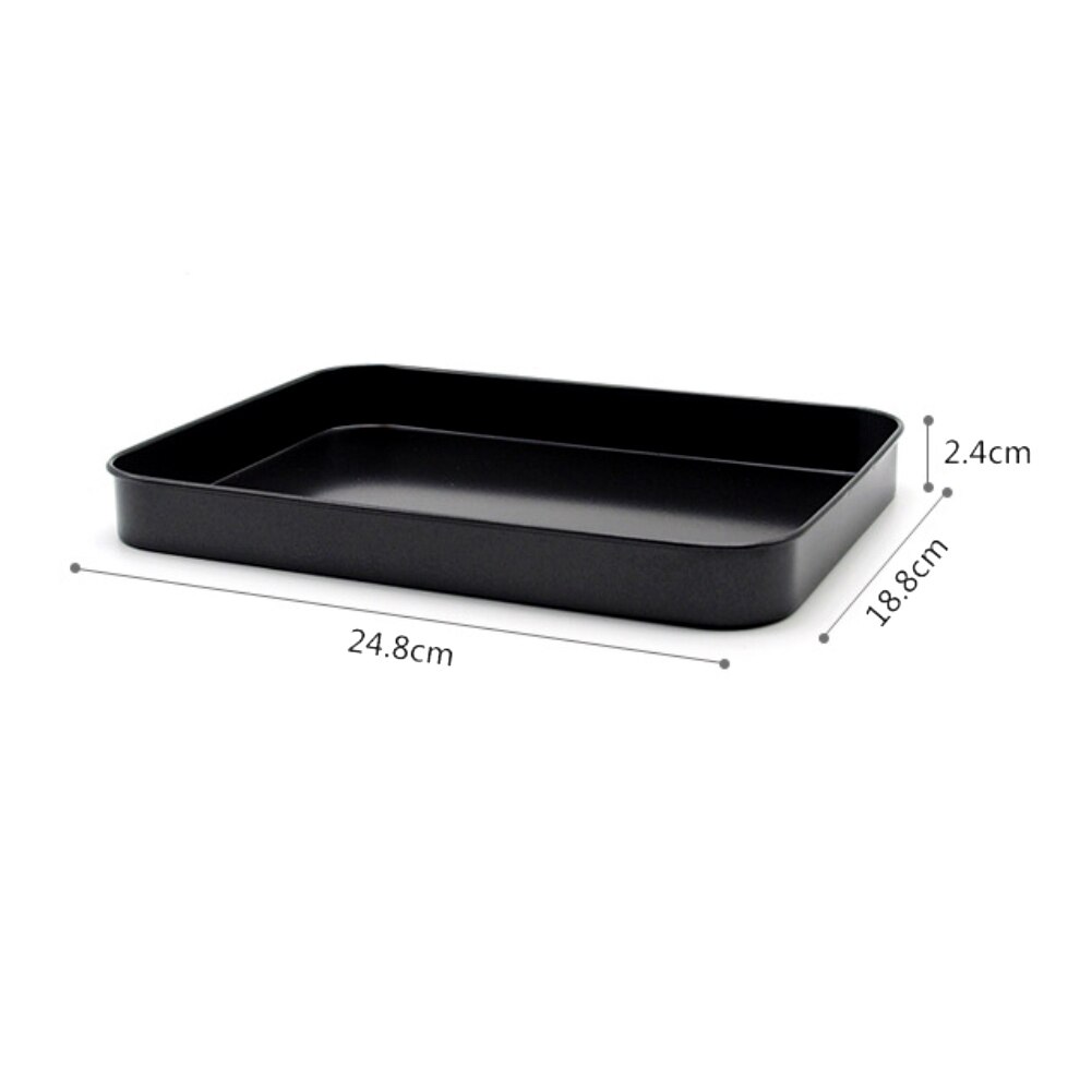 1pc 10 tums rektangulär non-stick bröd kakform bakugnsform form bakform bakform svart bakplåt självbakning för kök