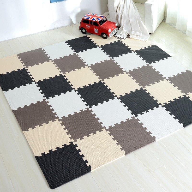 30 x 30 x 1cm / stk barnematte eva skum lekematte puslespill myk tapis enfant leker til låve stikksagsmatter baby treningsstudio tapete infantil