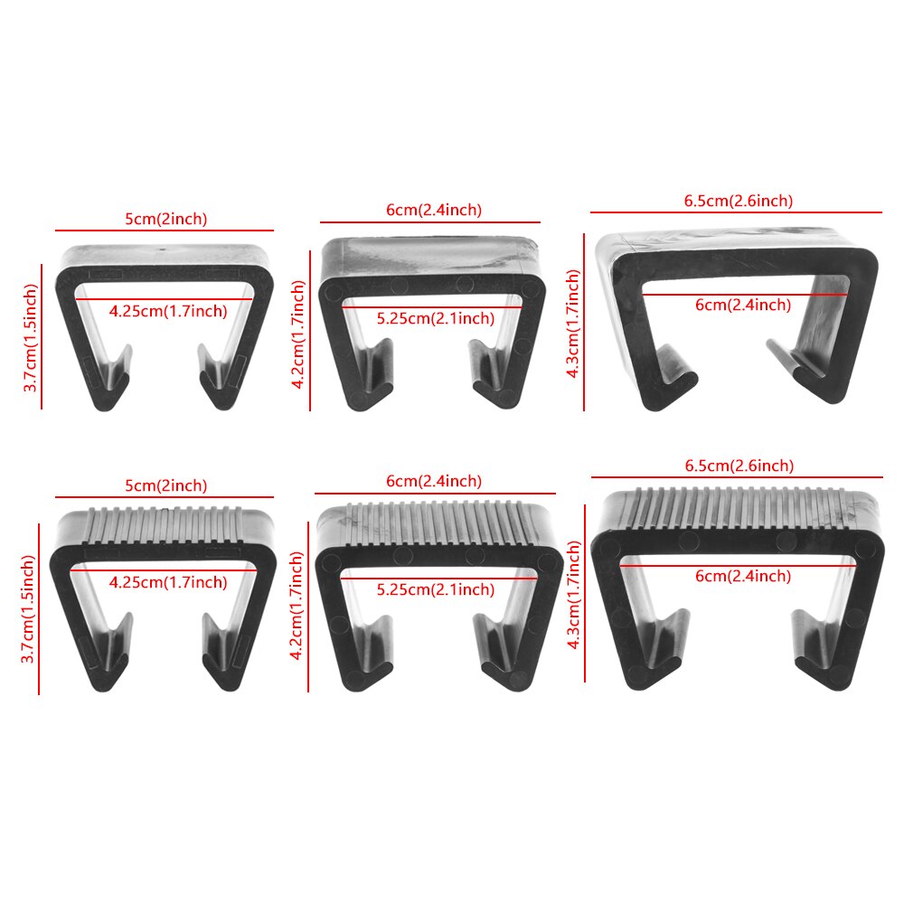 Slip Sectionele Clip Meubels Bevestigingsmiddelen Couch Stoel Meubels Vaststelling Draagbare Connectors 10 Stks/set