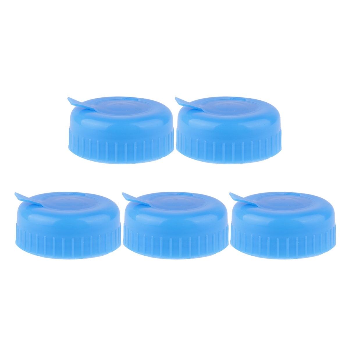 5 stücke Wasser Krug Kappen Deckel für 55mm Blau Gallonen Trinkwasser Flasche Schraube auf Kappe Ersatz Anti Spritzen deckel Wasser Flasche Kappen: Ursprünglich Titel