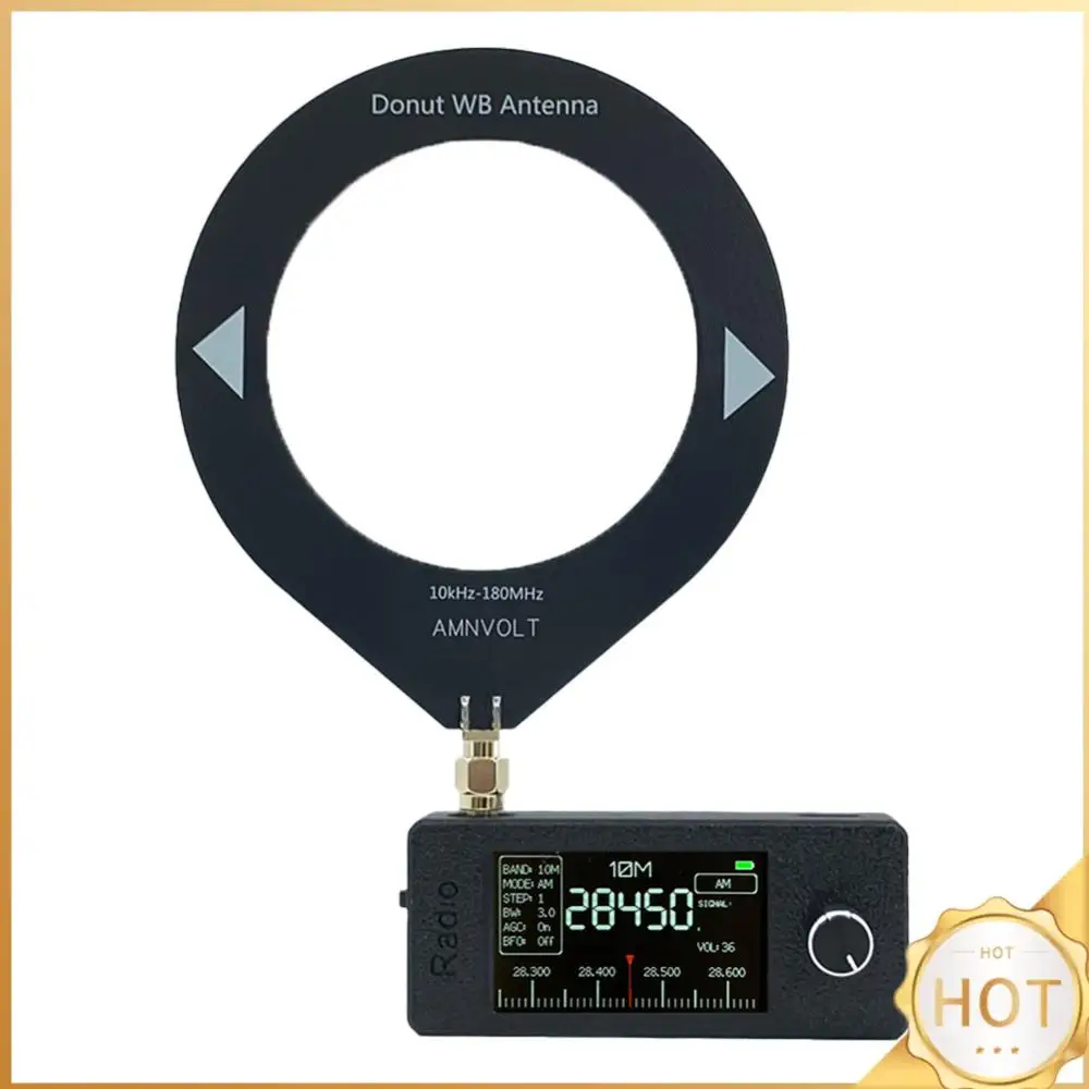 SI4732 0.5-108 mhz Draagbare LSB USB AM FM Pocket Mini Radio 1.9in Scherm Alle Band Radio ontvanger HF SW MW VHF Radio