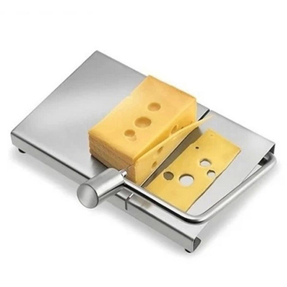 Rustfrit stål miljøvenlig osteskæremaskine smør skærebræt smørskærer knivbræt køkken køkkenredskaber