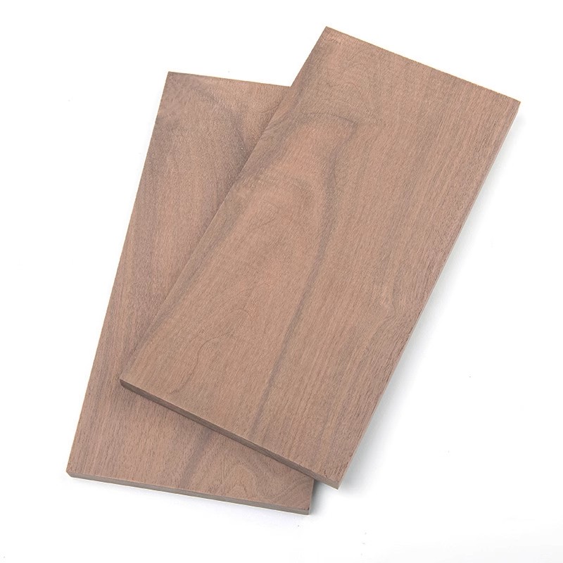 Tablero fino de nogal negro de América del Norte, hecho a mano, hoja fina de madera maciza, tablero de madera pulida, compatible con tamaño personalizado