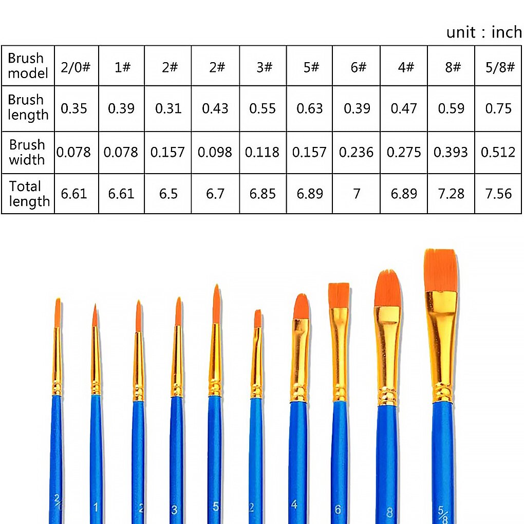 26 Pcs/set Painting Brush Palette Set Artist Students Watercolor Acrylic Oil Painting Brush Tool Kit