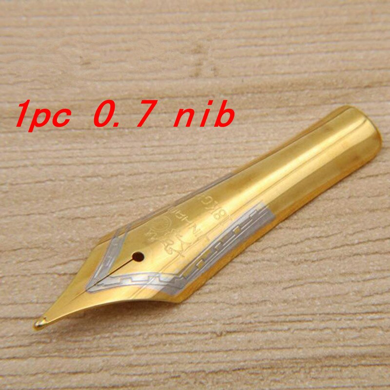 Luxe Jinhao X450 Metalen Vulpen Gouden Zwarte Elegante Briefpapier Kantoor Schoolbenodigdheden Inkt Pen: 1PC 0.7 NIB