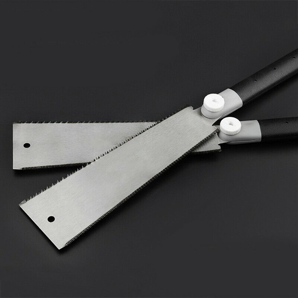 Double Edge Hand Saw Razor Saw Japanese Style Pull Saw 14 TPI /9 TPI Teeth Saw Blade Pruning Saw For Tenon Carpenter Woodworking